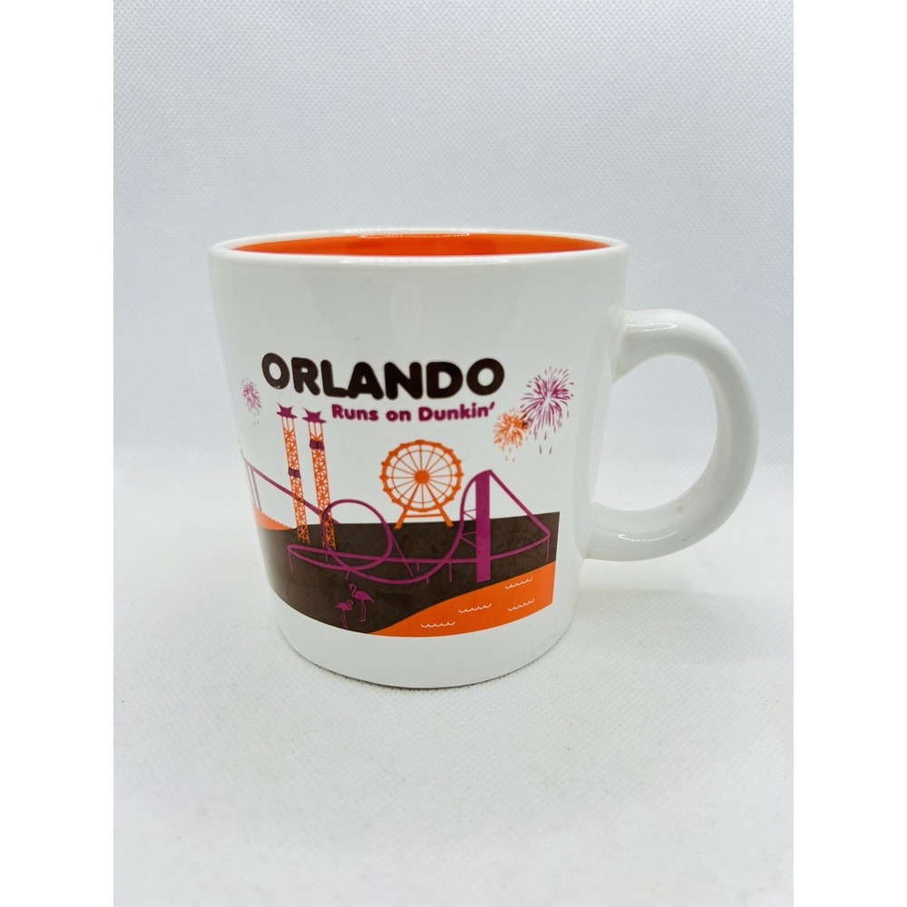 Dunkin Donuts Orlando Runs On Dunkin‎ Florida Destination Coffee Mug Cup Orlando